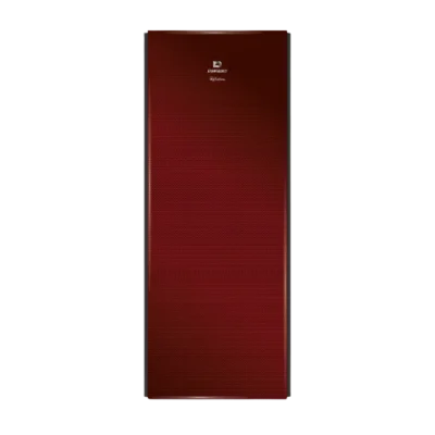 1035WB Glass Door Honey Comb Burgundy Vertical Freezer