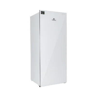 1035WB Glass Door Inverter Cloud White Vertical Freezer