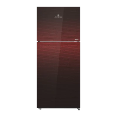 9191WB Avante Noir Red Double Door Refrigerator