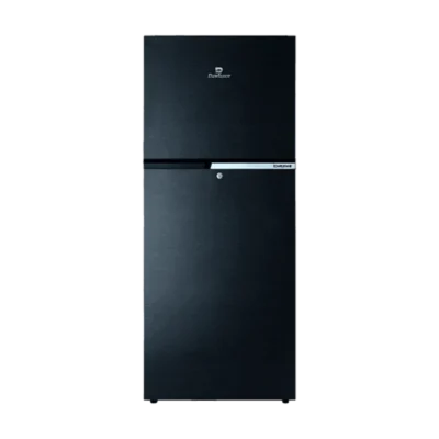REF 91999 CHROME HAIRLINE BLACK Double Door Refrigerator